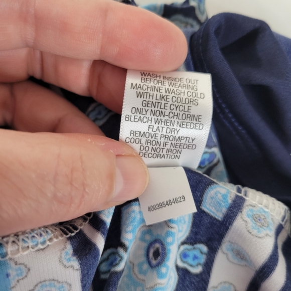 NWT Womans Dana Buchman Hardware top Silver Hardware at neckline Size XL - Picture 11 of 12